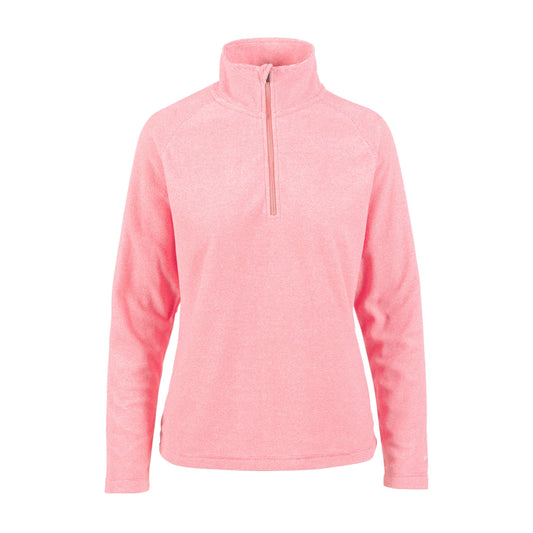 Meadows Women's 1/2 Zip Fleece in Carnation Pink