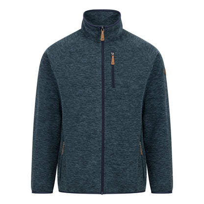Mitchie Mens Full Zip Fleece in Dark Teal