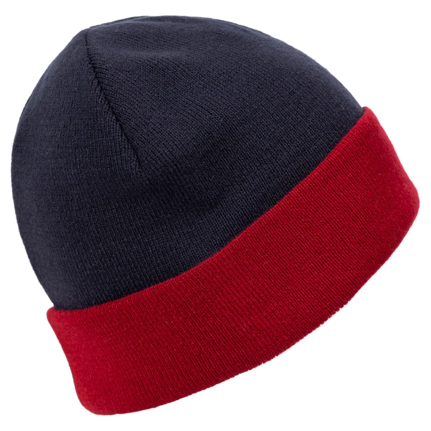 Montana Adults Reversible Knitted Hat in Navy