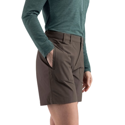 Montrose Womens Adventure Shorts in Marshland