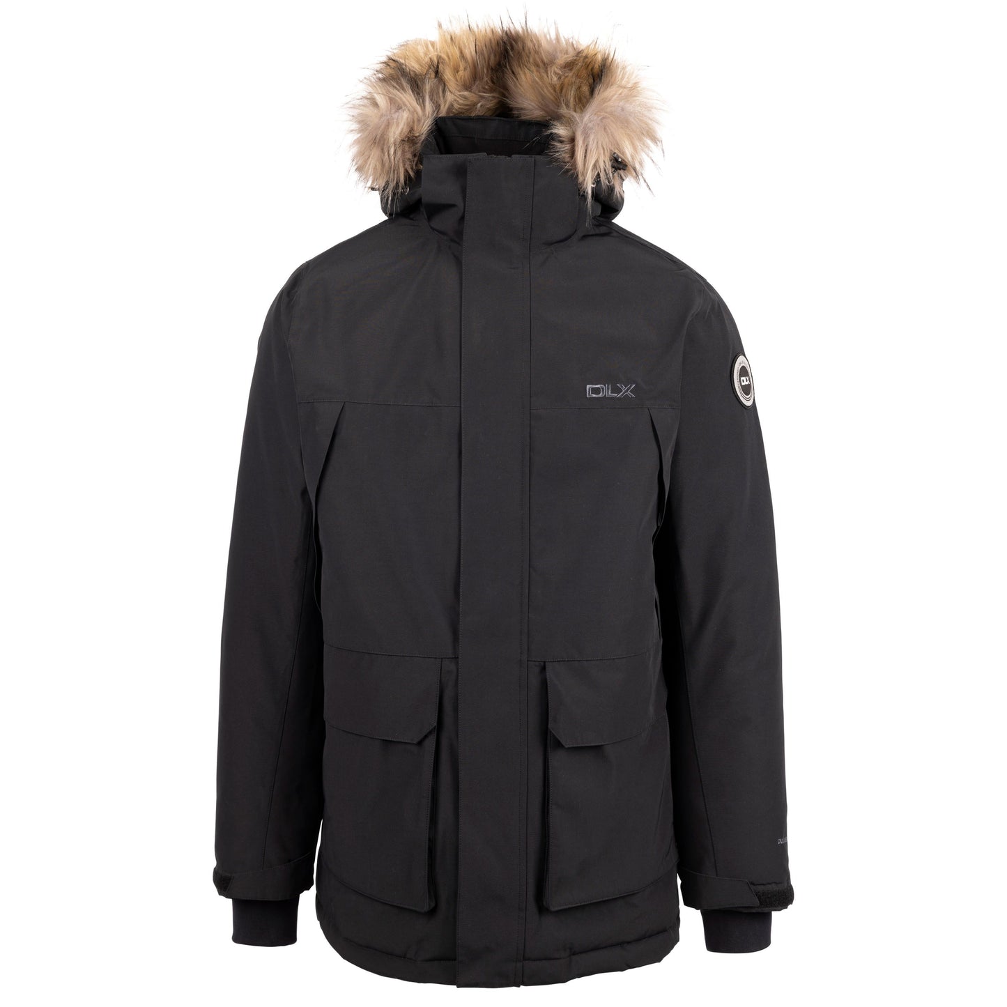 Mullan Men's DLX Down Padded Waterproof Jacket in Black