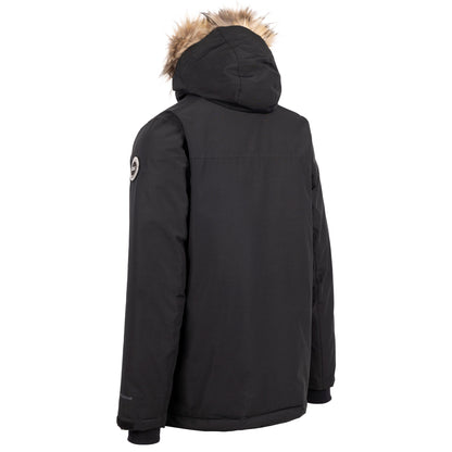 Mullan Men's DLX Down Padded Waterproof Jacket in Black