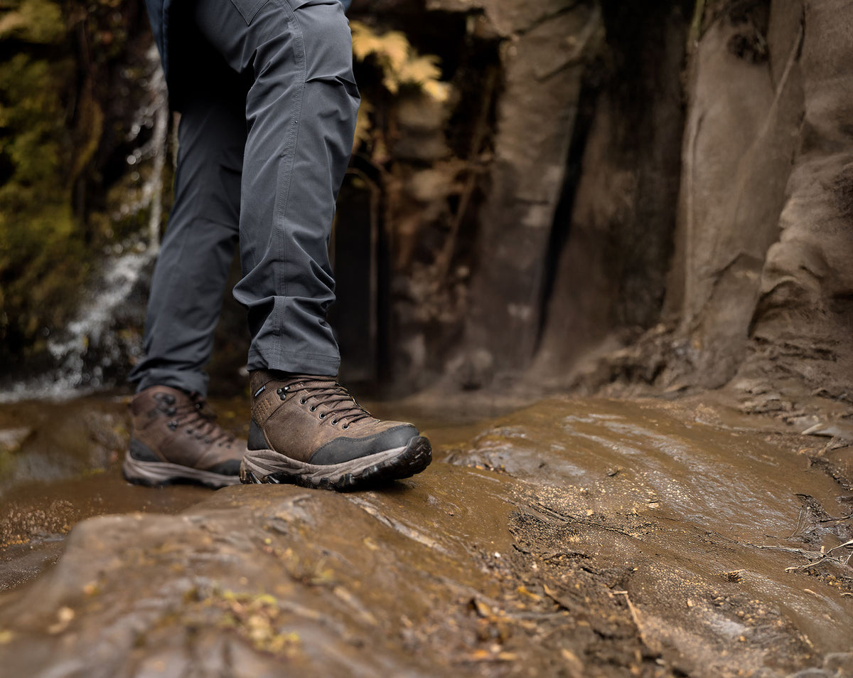 Stride Men's Waterproof Leather Hiking Boots