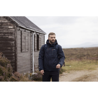 Oswarm Men's DLX Padded Waterproof Jacket in Dark Flint