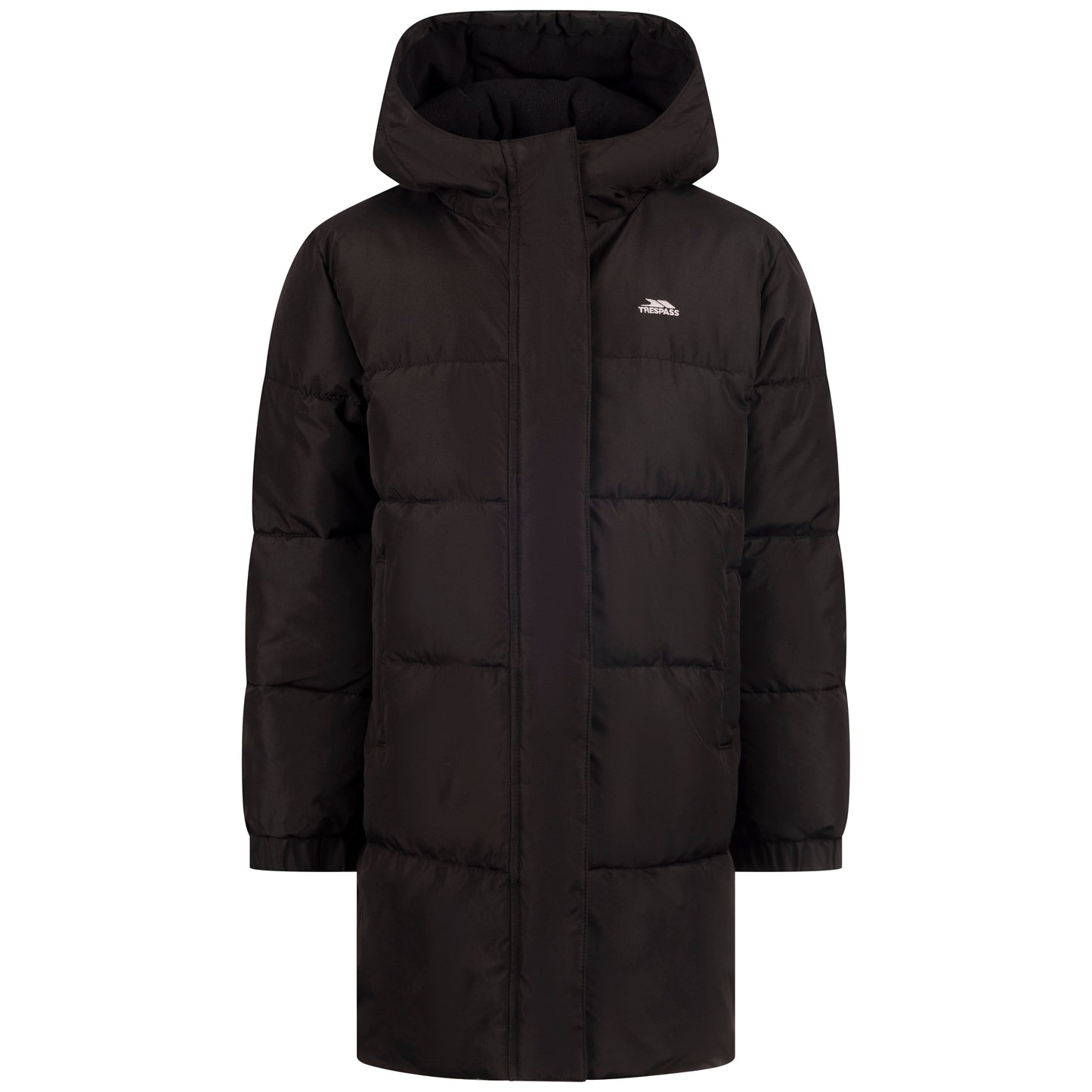 Northridge Girls' Longer Length Waterproof Padded Jacket in Black