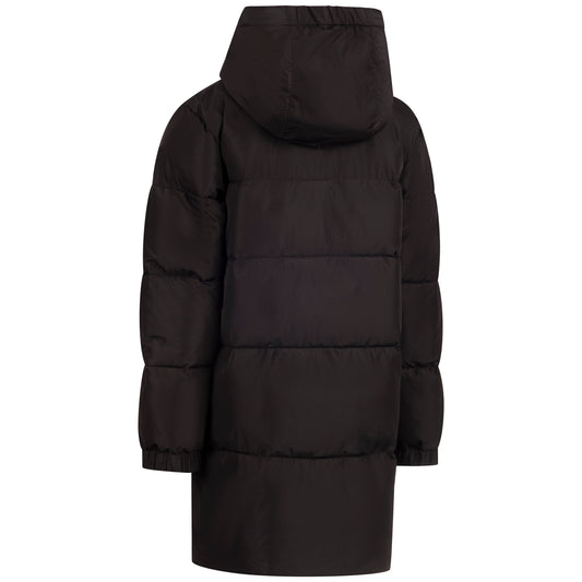 Northridge Girls' Longer Length Waterproof Padded Jacket in Black