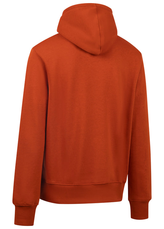 Norton Men's Casual Hoodie in Burnt Orange