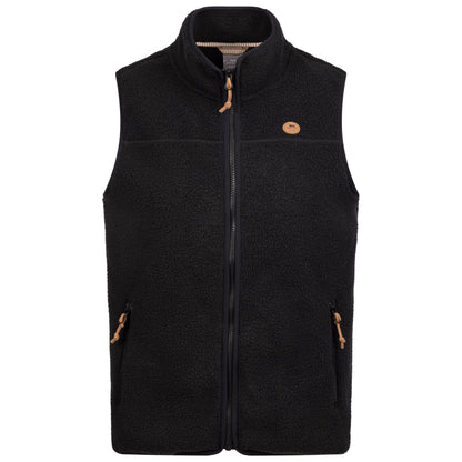 Notion Women's Sherpa Fleece Gilet in Black