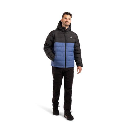 Oskar Men's Puffer Jacket in Indigo Tone