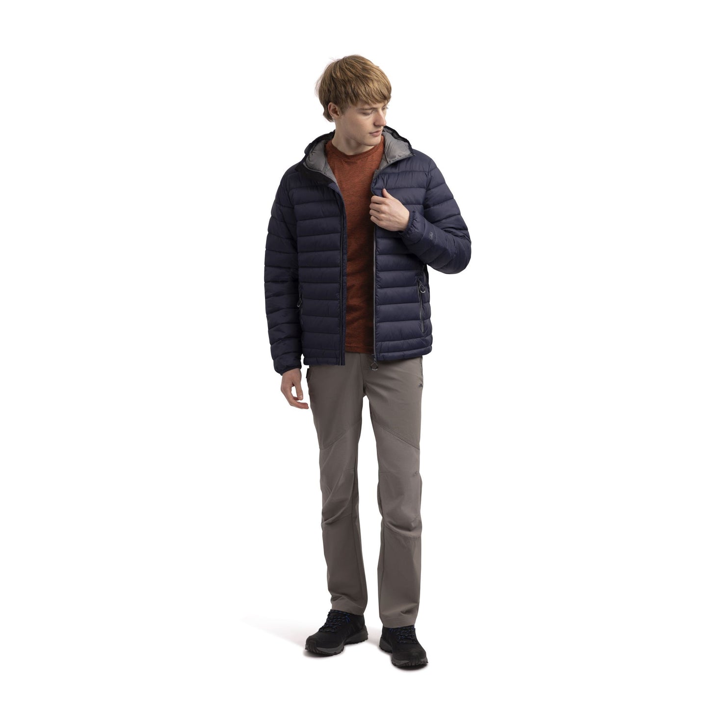 Paddley Men's Padded Casual Jacket in Navy