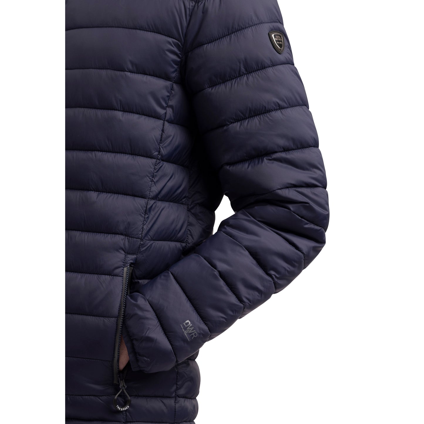 Paddley Men's Padded Casual Jacket in Navy