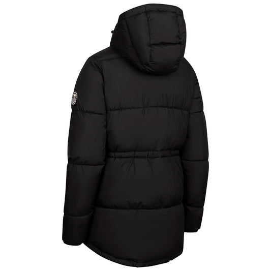 Pinchi Womens Padded Waterproof Jacket in Black