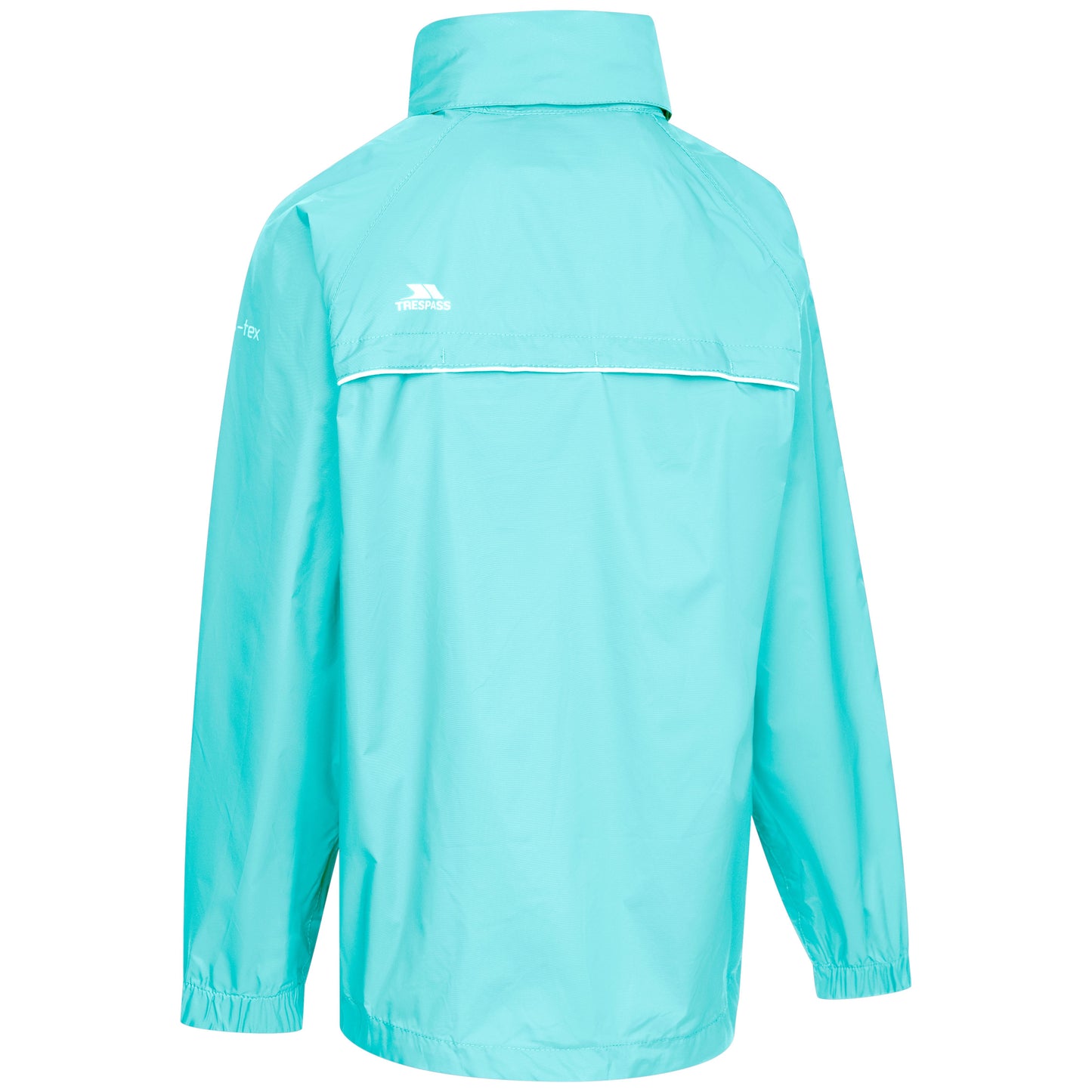 Qikpac X Kids' Waterproof Packaway Jacket in Aquamarine