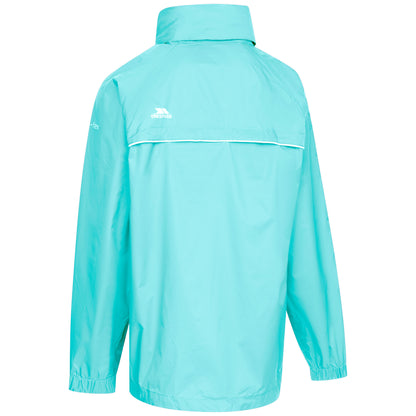 Qikpac X Kids' Waterproof Packaway Jacket in Aquamarine