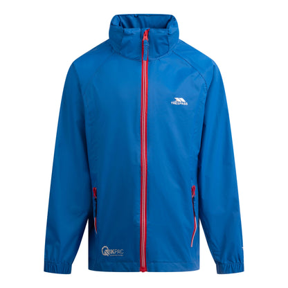 Qikpac X Kids' Waterproof Packaway Jacket in Blue