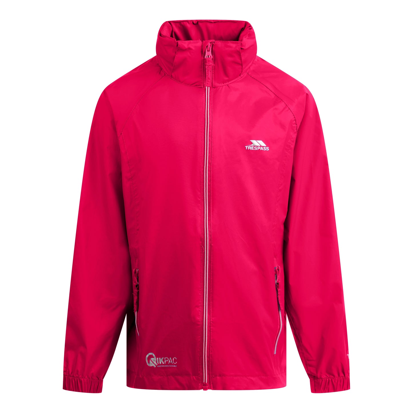 Qikpac X Kids' Unpadded Waterproof Packaway Jacket in Cassis