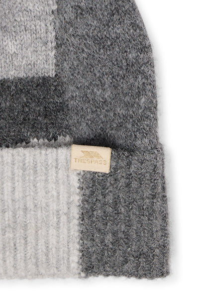 Rae Women's Fleece Lined Knitted Hat in Grey Marl