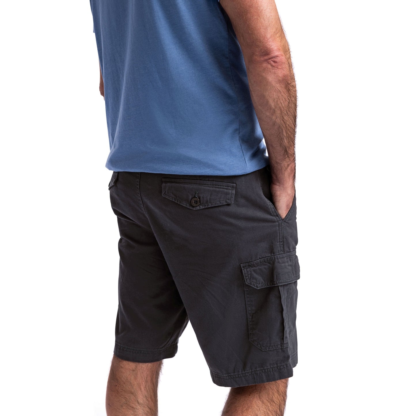 Rawson Men's Cargo Shorts in Charcoal