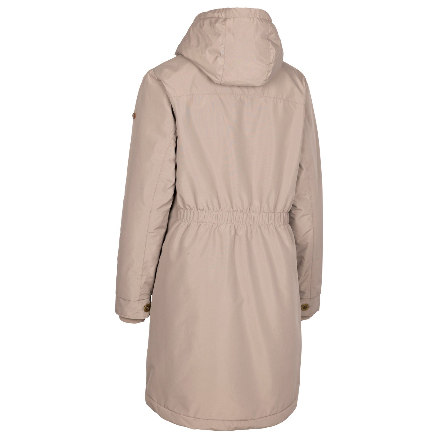 Reminder Womens Longer Length Padded Fleece Lined Waterproof Jacket in Khaki