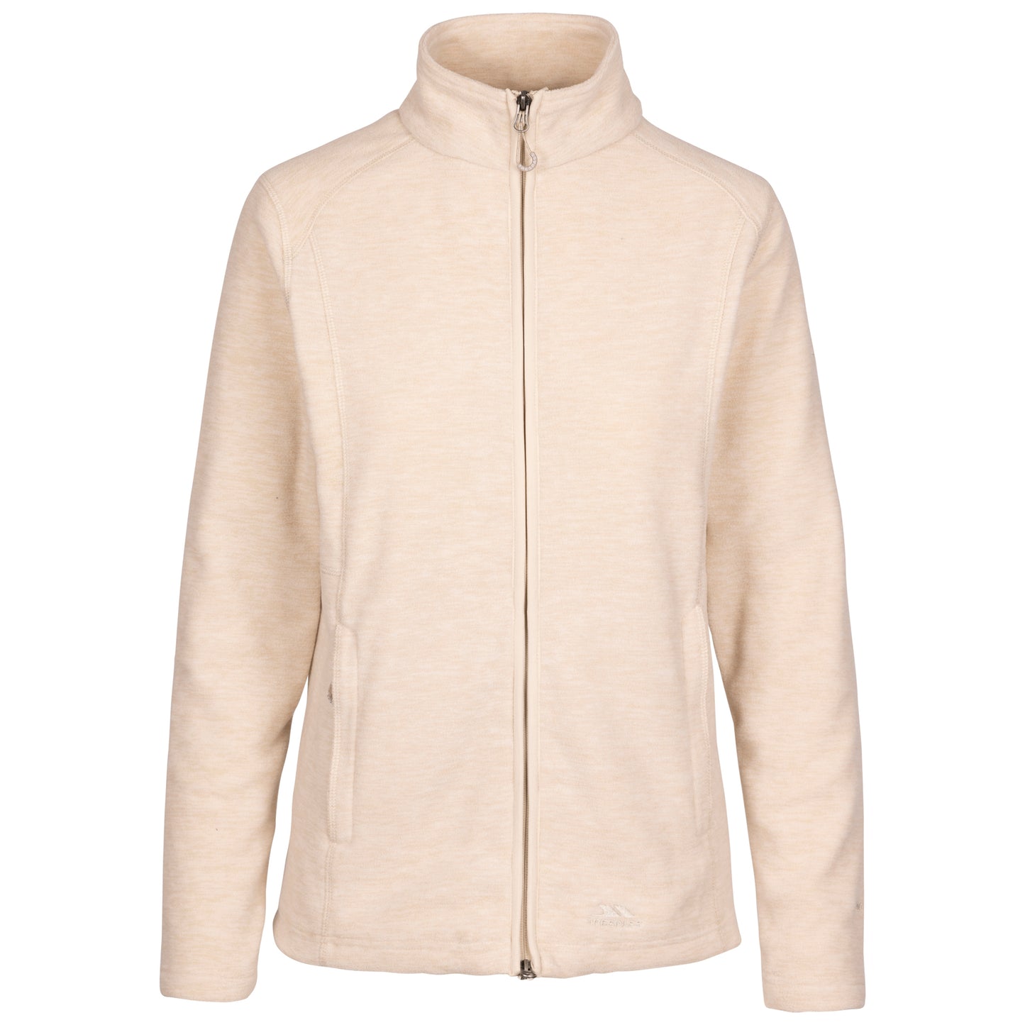 Reply Women's Full Zip Fleece Top in Cream Blush