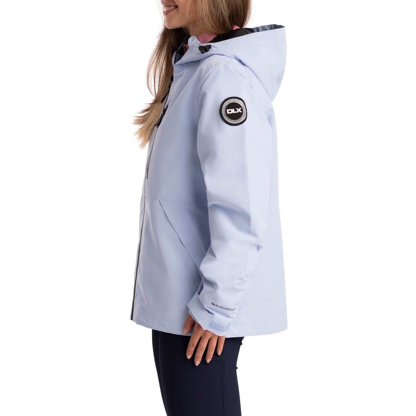 Robina DLX Womens Unpadded Waterproof Jacket in Blue Haze