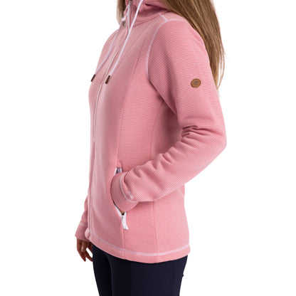 Rootless Women’s Fleece Hoodie in Pink Haze