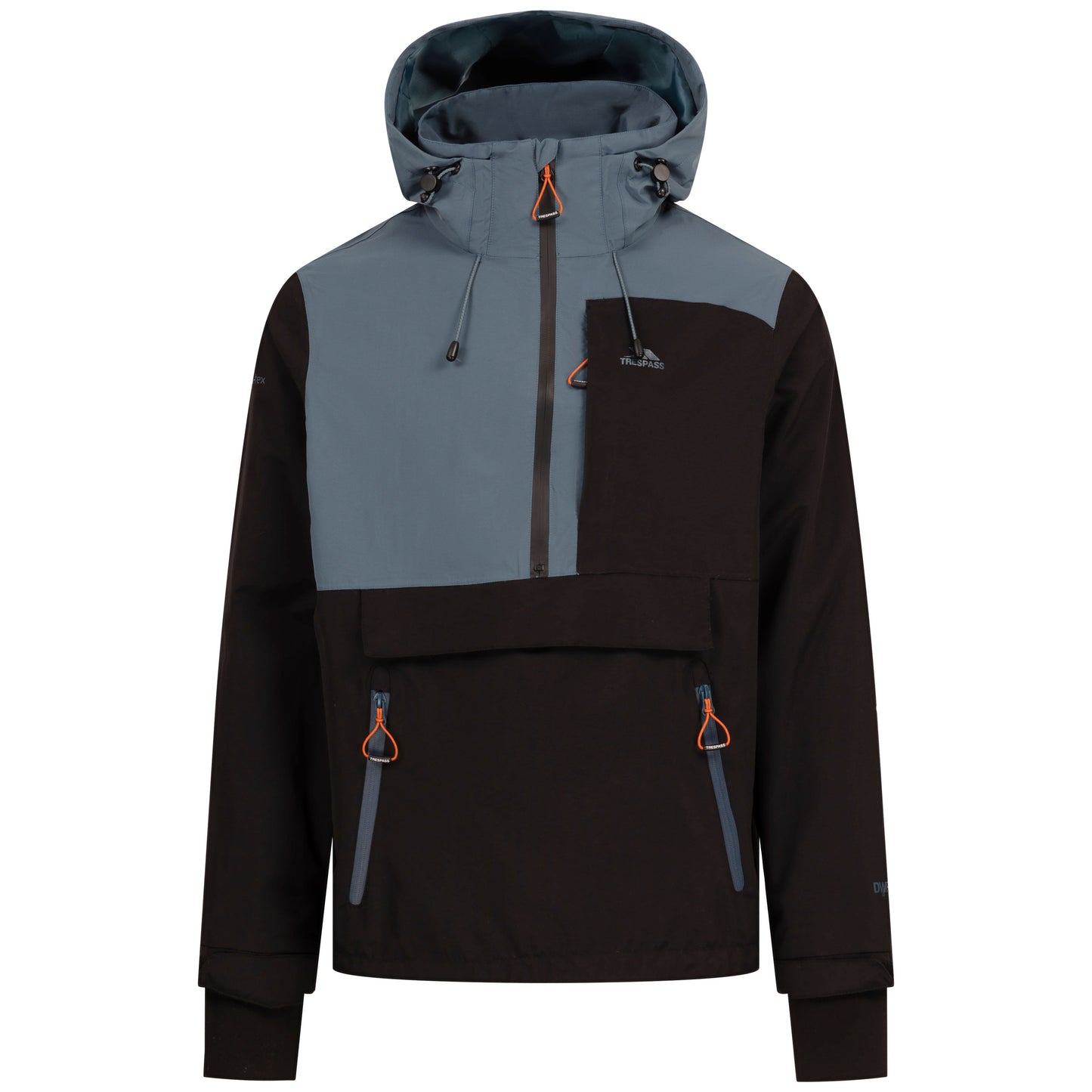 Scolpaig Men's Half Zip Waterproof Jacket in Black