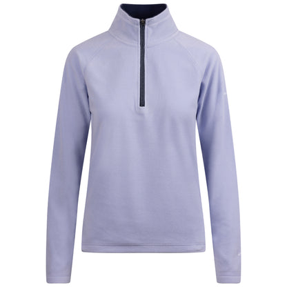Skylar Women's Half Zip Fleece Top in Cool Blue
