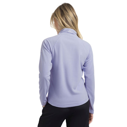 Skylar Women's Half Zip Fleece Top in Cool Blue