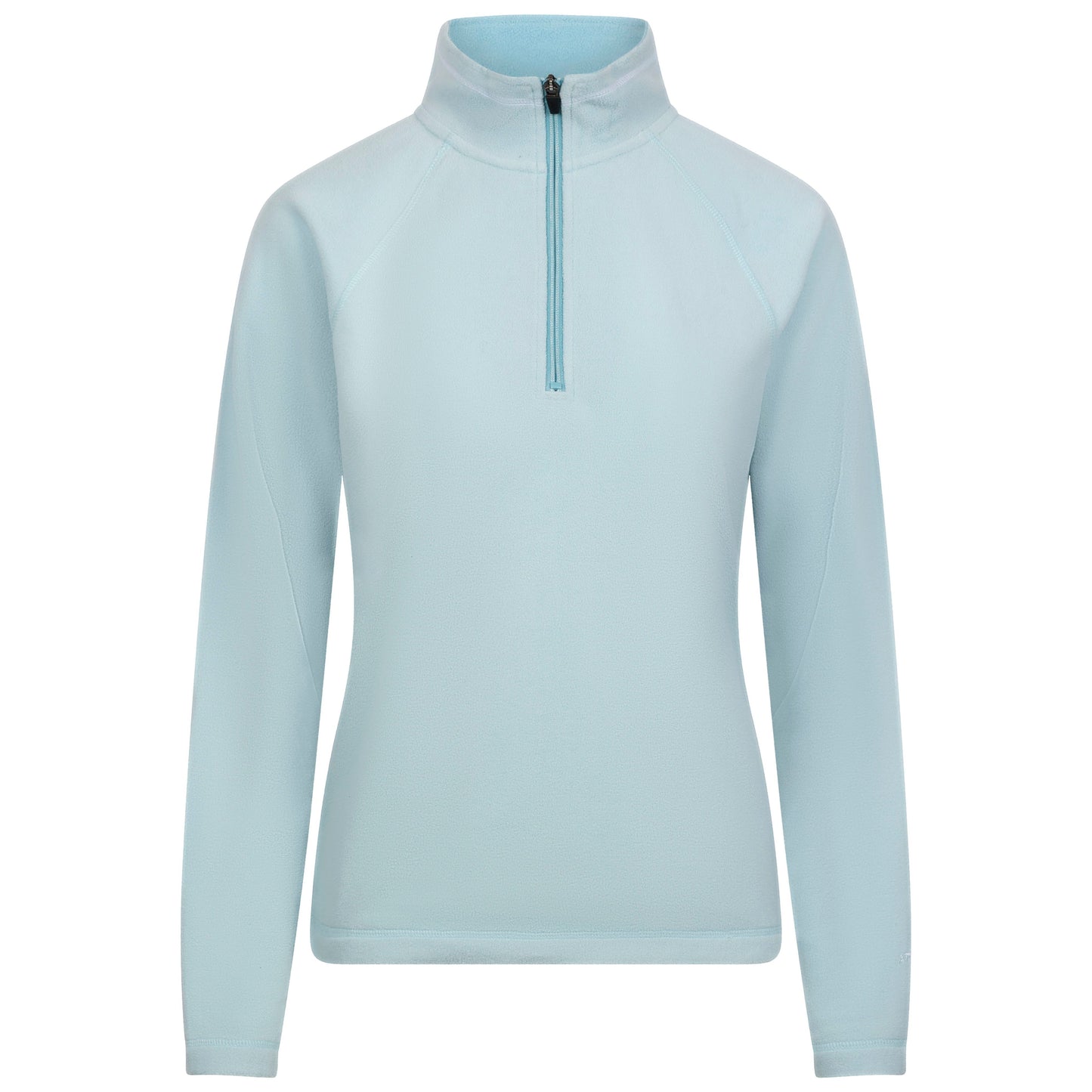 Skylar Womens 1/2 Zip Fleece Top in Sea Foam