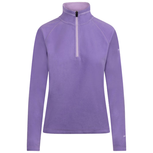 Skylar Womens 1/2 Zip Fleece Top in Wisteria