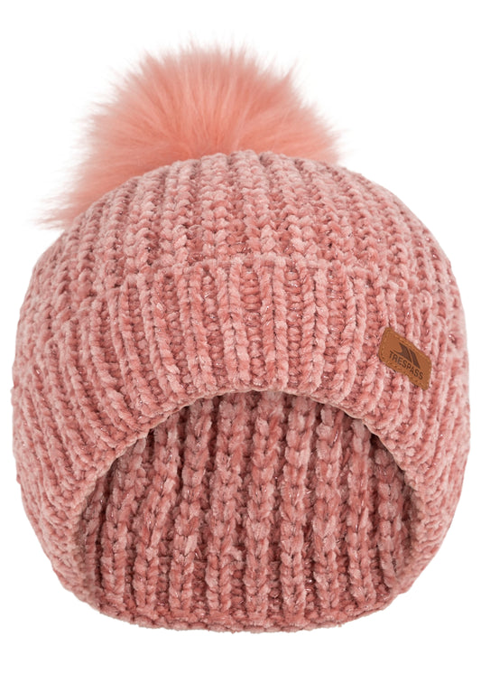 Sparow Girls Knitted Hat in Pink