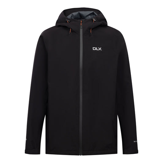 Strathbeg Mens DLX Unpadded Rain Jacket in Black