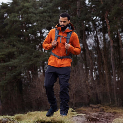 Strathbeg Mens DLX Waterproof Jacket in Burnt Orange