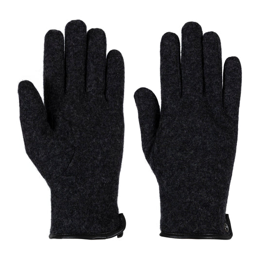 Tana Unisex Wool Gloves in Black