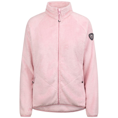 Telltale Women's Soft and Furry Fleece Jacket in Carnation Pink
