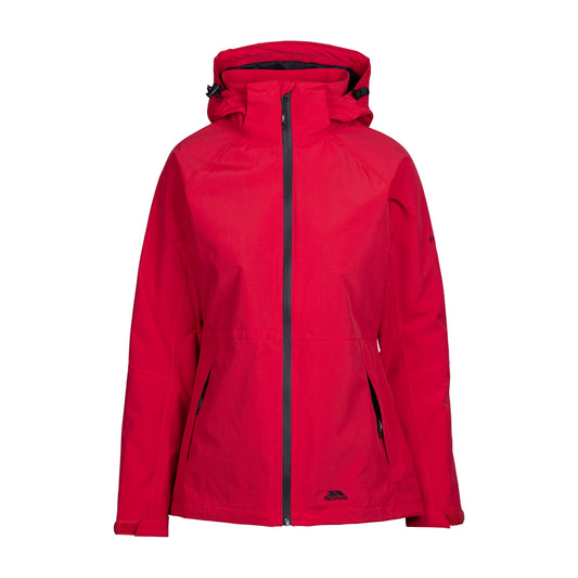 Tilbury Womens Unpadded Waterproof Lined Jacket in Red