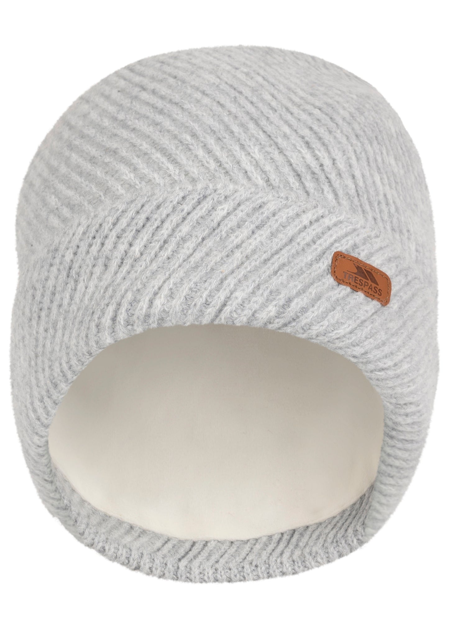 Twilla Women's Fleece Lined Knitted Hat in Grey Marl