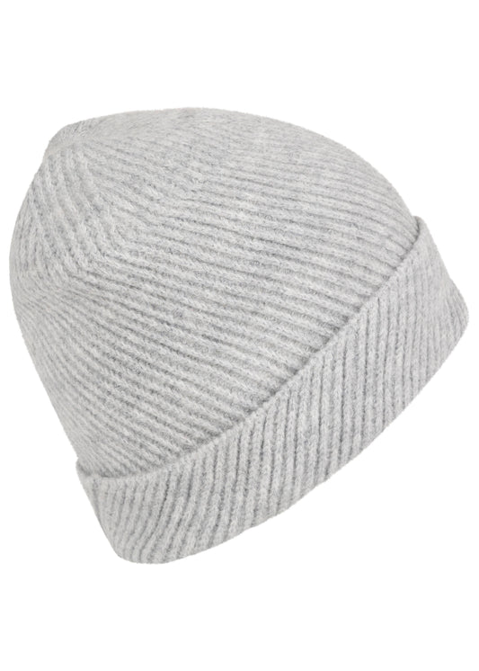 Twilla Women's Fleece Lined Knitted Hat in Grey Marl