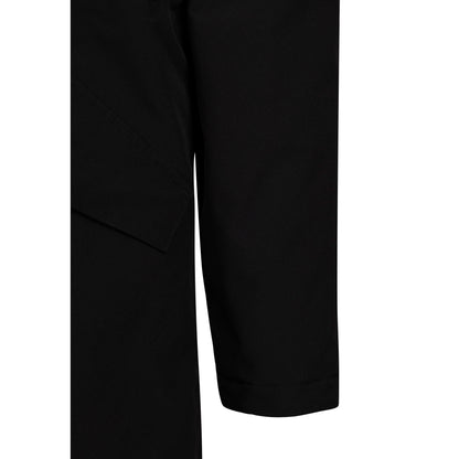 Vailsom Womens Longer Length Padded Fleece Lined Waterproof Jacket in Black