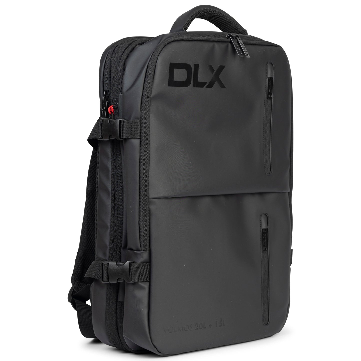 Volmos DLX Expandable Travel Rucksack in Black