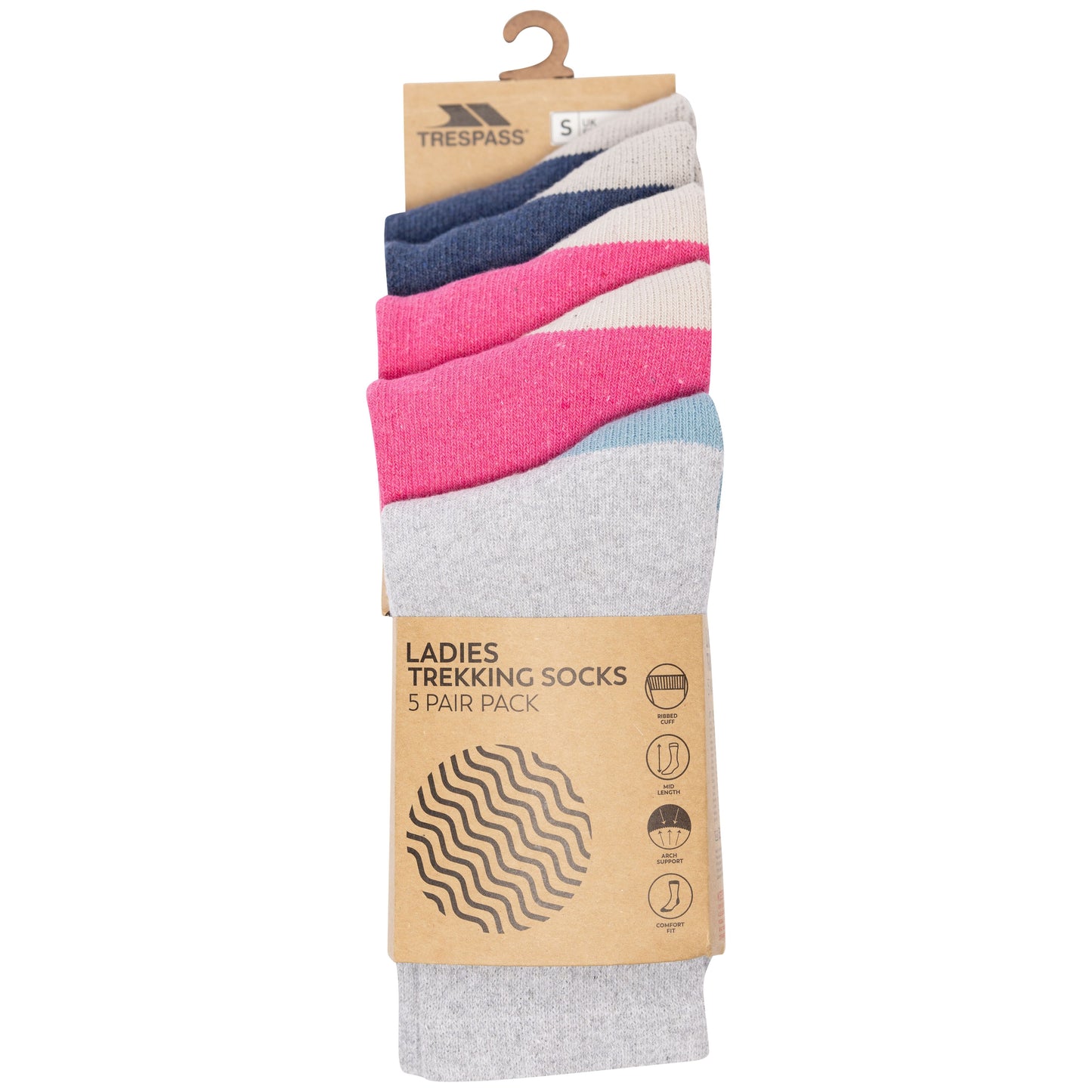 Wendall Women's Walking Socks (5 Pair Pack)