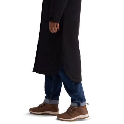 Abby Women's Long Padded Waterproof Coat in Black