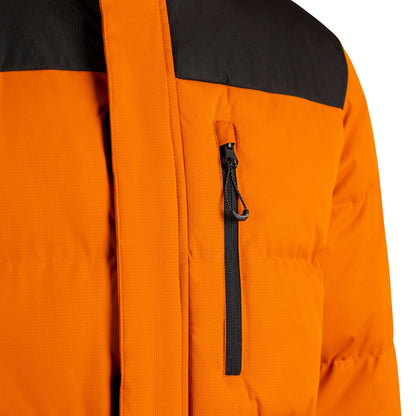 Ahmor Men's Padded Casual Jacket in Orange Spice
