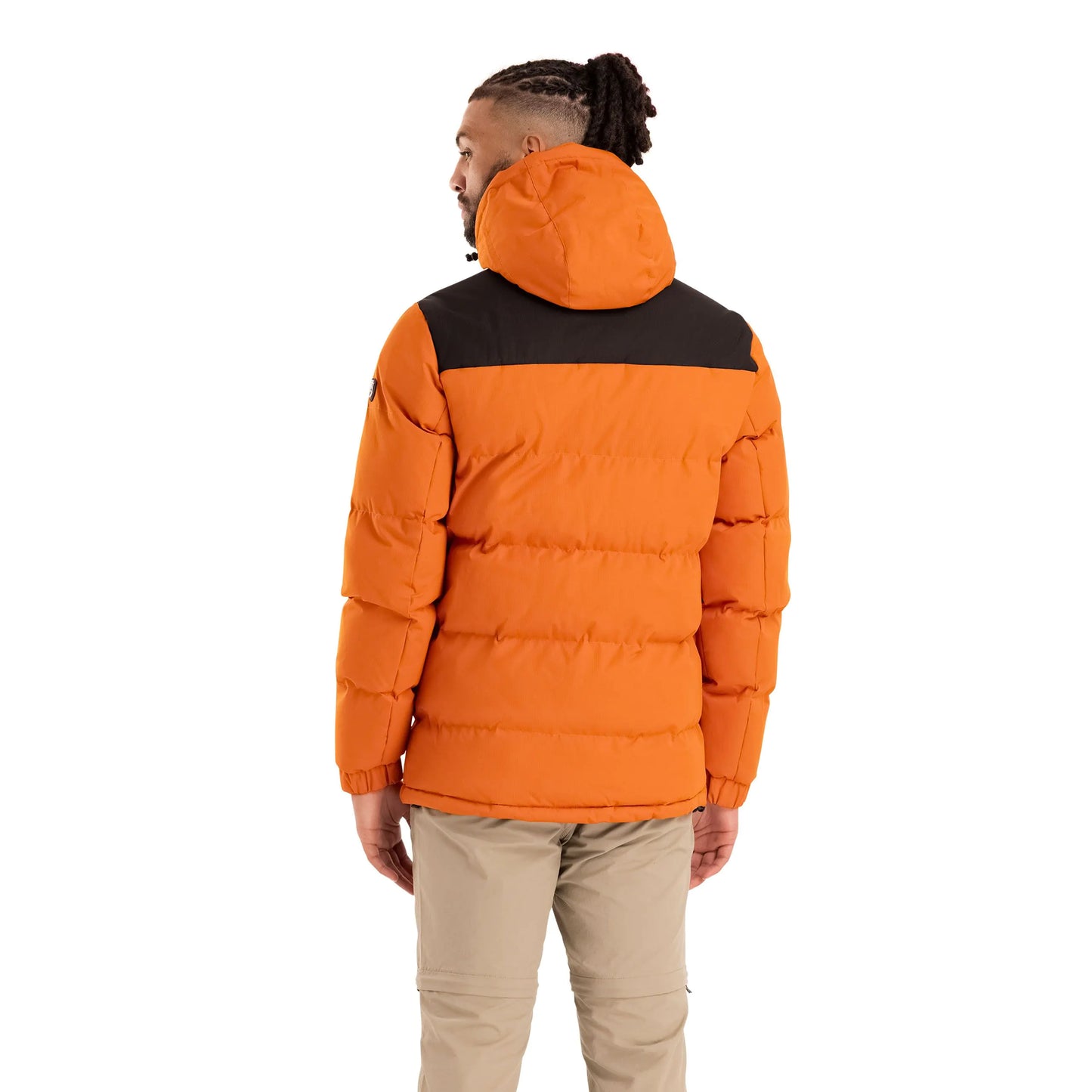 Ahmor Men's Padded Casual Jacket in Orange Spice