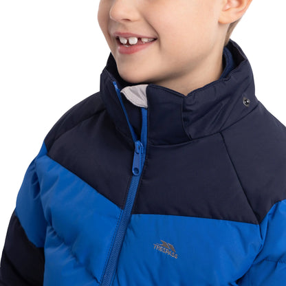 Alderly Kids Waterproof Padded Jacket in Navy