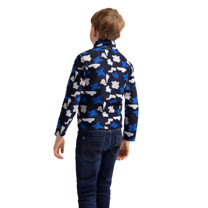 Allendale Kids 1/2 Zip Fleece in Navy