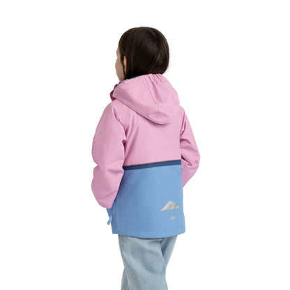 Allora Girls' Unpadded Waterproof Rain Jacket in SweetPink