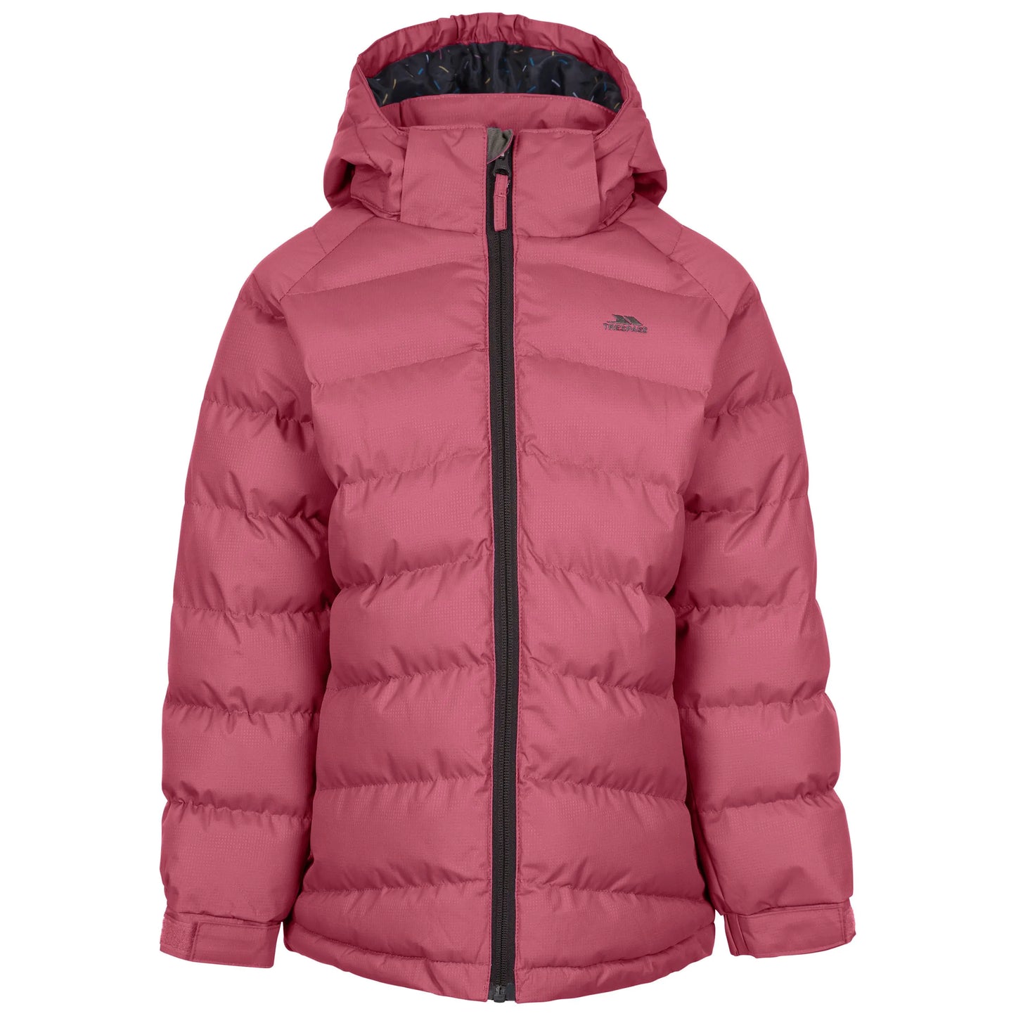 Amira Girls' Hooded Waterproof Padded Jacket in Rose Blush