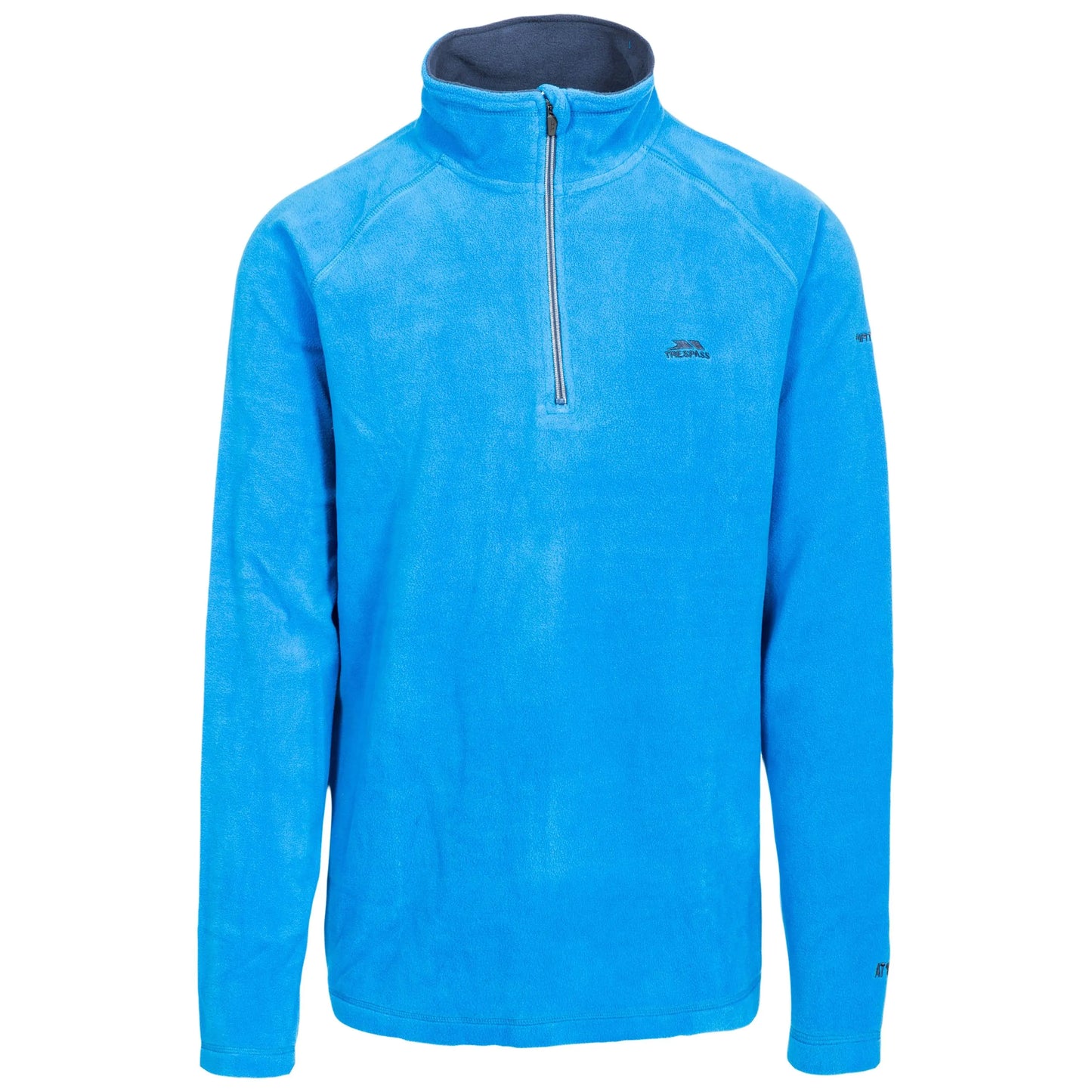 Blackford Mens Half Zip Microfleece in Bright Blue